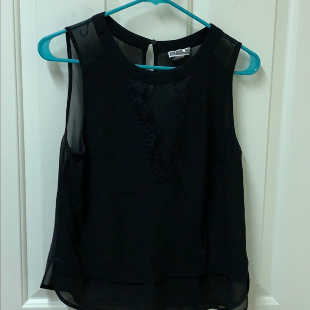 Sheet black blouse